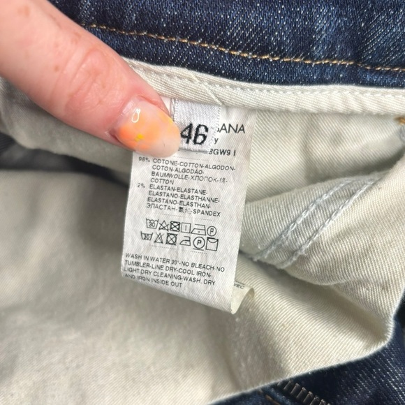 Men’s Dolce & Gabbana Slim Fit Logo Tag Blue Jeans Size 46 US 31 - Picture 7 of 16